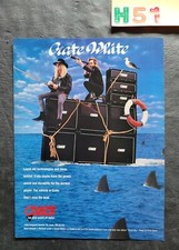 Great White Crate Amplifiers Promo Print Advertisement Vintage 1990