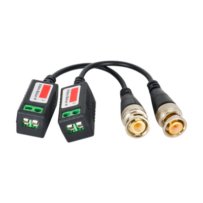 CCTV Passive Video Balun – BNC To Coaxial Adapter, 2 Or 4 Pack, For Analog Security Cameras