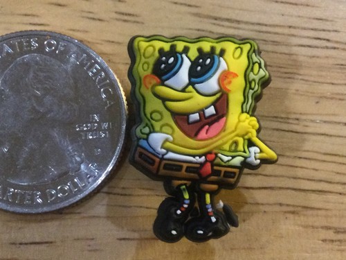 SPONGEBOB PATRICK MR. CRABS SANDY CHEEKS AUTHENTIC JIBBITZ CHARM FIT CROCS HOLES - Picture 5 of 25