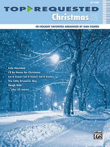 Top-Requested Christmas Sheet Music: Easy Piano by Dan Coates: New - Imagen 1 de 1