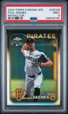 2024 Topps Chrome Update Refractor #USC88 Paul Skenes RC PSA 9 - Pirates