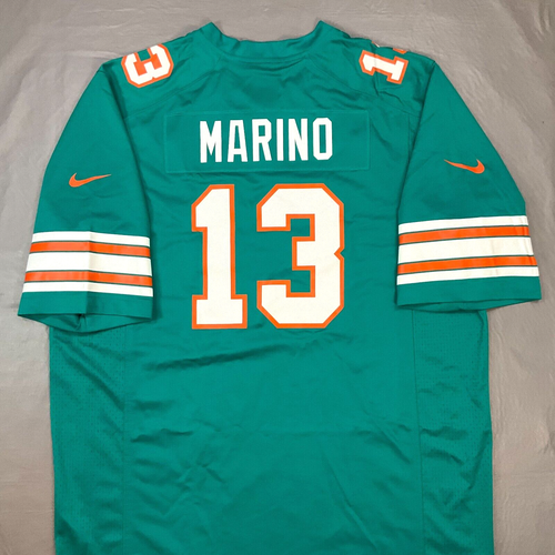 New Nike Dan Marino Miami Dolphins NFL Game Jersey Men's Sz M $130 - Picture 8 of 12