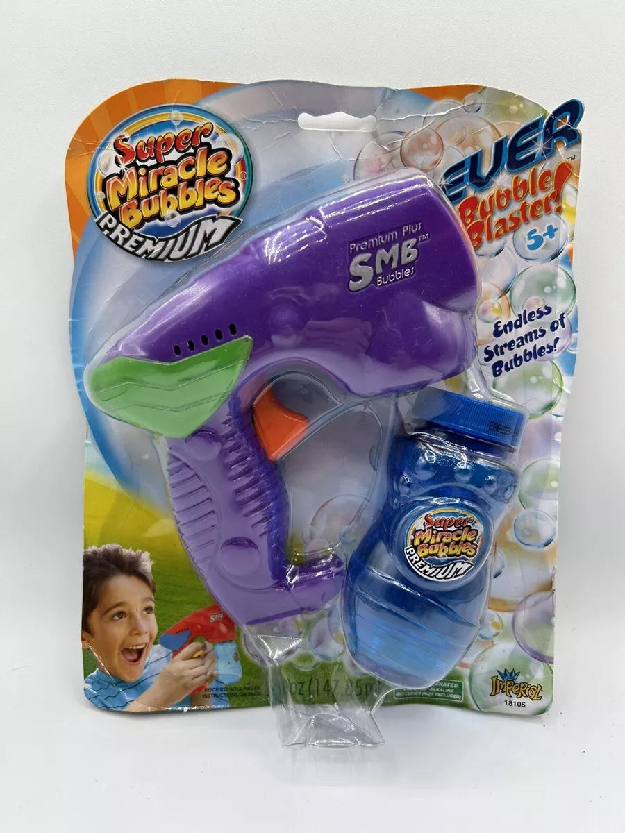 Super Miracle Bubbles Premium Plus Bubble Blaster Purple New