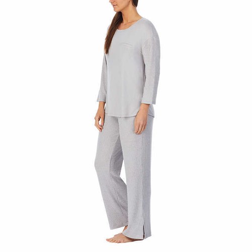 Midnight Carole Hochman geripptes 2-teiliges Lounge-Set GRAU Damen Gr. S-X neu mit Etikett - Bild 3 von 4