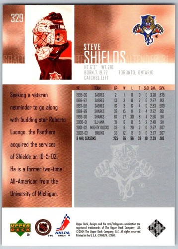 Cartes de base de hockey UD Upper Deck 2003-04 (246-445) - U-Pick from list - Photo 159 sur 379