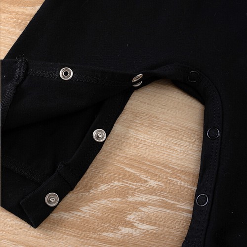Baby Boy Romper Gentleman Jumpsuit One-Piece Button-Down Bowtie Formal Bodysuit - Picture 6 of 10