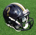 Eastern Oregon Univ. Mountaineers Navy Blue Football Mini Helmet Pick The Number