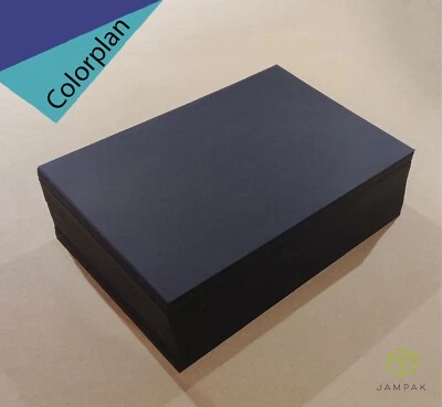 G.F.SMITH Black Card Arts&Craft Premium Colorplan Ebony 270gsm/350gsm/540gsm Matte Black