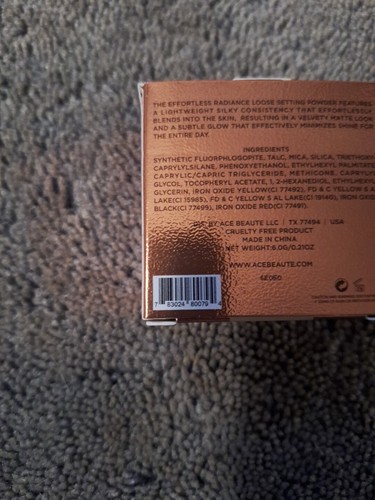 ACE BEAUTE Effortless Radiance Loose Setting Powder FAIR Brandneu - Bild 3 von 7