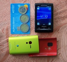 Sony Ericsson XPERIA X10 mini E10i Credit Card Size Android phone -   smallest