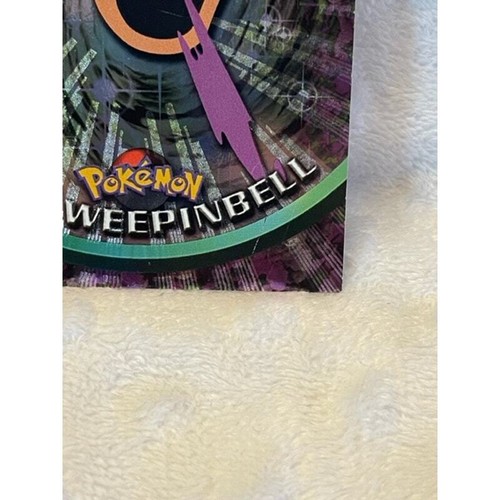 Vintage Pokemon TV Animation Series Card #70 Weepinbell Holo-Black Topps-(1999) - Picture 9 of 10
