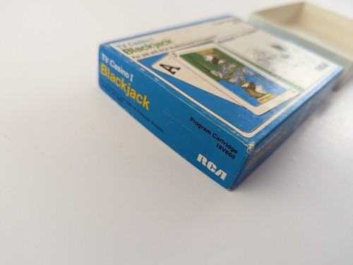 Vintage RCA Studio II Squash Tennis Cartridge, Instructions, Box for Blackjack - Picture 9 of 17