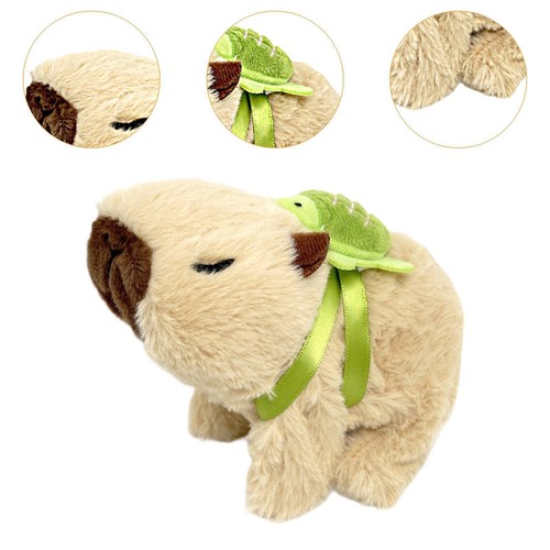Plush Electri Capybara Walking Toy for Party Favor Bedtime Friend Holiday - Picture 2 of 5