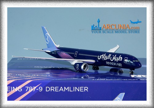 NG Models 1:400 Riyadh Air Boeing 787-9 Dreamliner "N8572C" 55113 - Picture 4 of 5