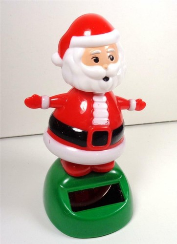 ALOHA WEIHNACHTEN SOLARBETRIEBEN TANZENDER WEIHNACHTSMANN URLAUB AUTO BÜRO DEKORATION - Bild 3 von 4