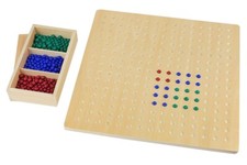 Small Square Root Board - MONTESSORI MATH MATERIALS
