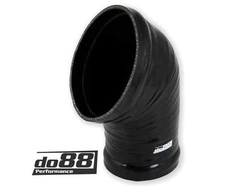 BMW M3 E46 3 Series 2000 to 2006 - DO88 Silicone Intake/Inlet Hose Black - Picture 1 of 2