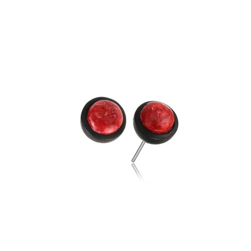 Gewindelose Piercing Enden 0.45mm Holz Stein Halbkugel - Bild 90 von 108