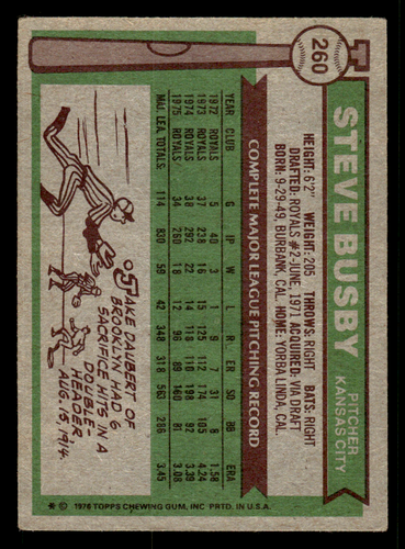 1976 Topps singles #'s 1-329 *Free Shipping* build your own lot - Picture 251 of 323