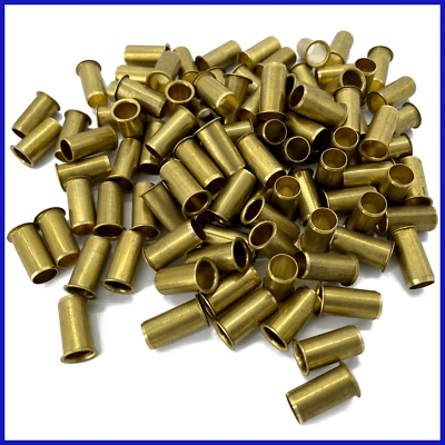 SAMETRUCK 100x Verstärkungshülse Einsteckhülse Stützhülse Messing Druckluft LKW Anhänger