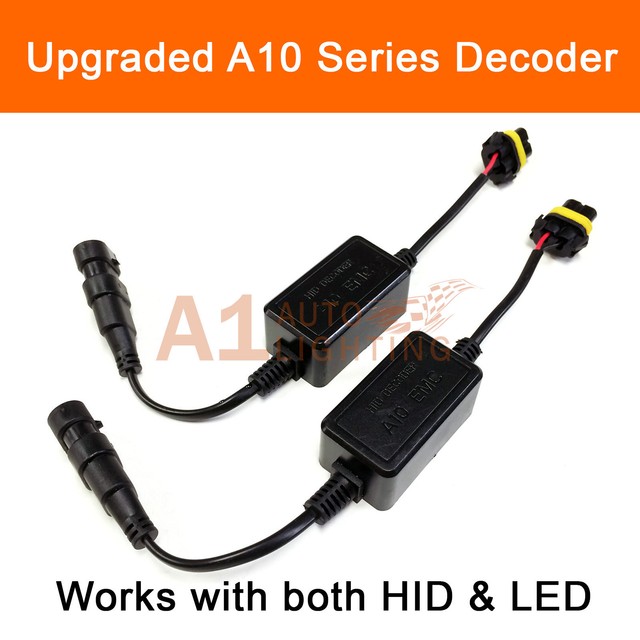 2x A10 EMC 9005 DRL Canbus LED Decoder Error Free AntiFlicker Warning