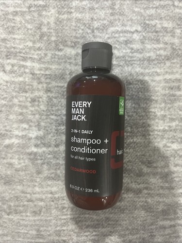 (1) Every Man Jack 2 In 1 Shampoo + Conditioner Cedarwood 8oz - Picture 5 of 6