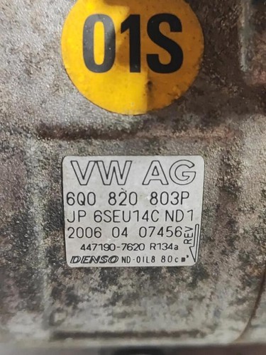 6Q0820803 compresor del aire acondicionado para SEAT IBIZA (6L1) HIT 2001 295936 - Imagen 2 de 10