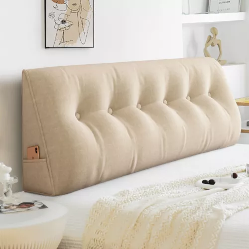 Rückenkissen Bettseitenkissen Tatami Keilkissen Lendenkissen für Bett und Sofa - Bild 11 von 27