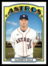 2021 Topps Heritage #553 Aledmys Diaz    Houston Astros