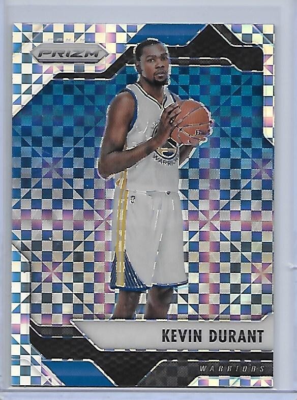 2016-17 Prizm KEVIN DURANT checkerboard parallel Golden State Warriors #282