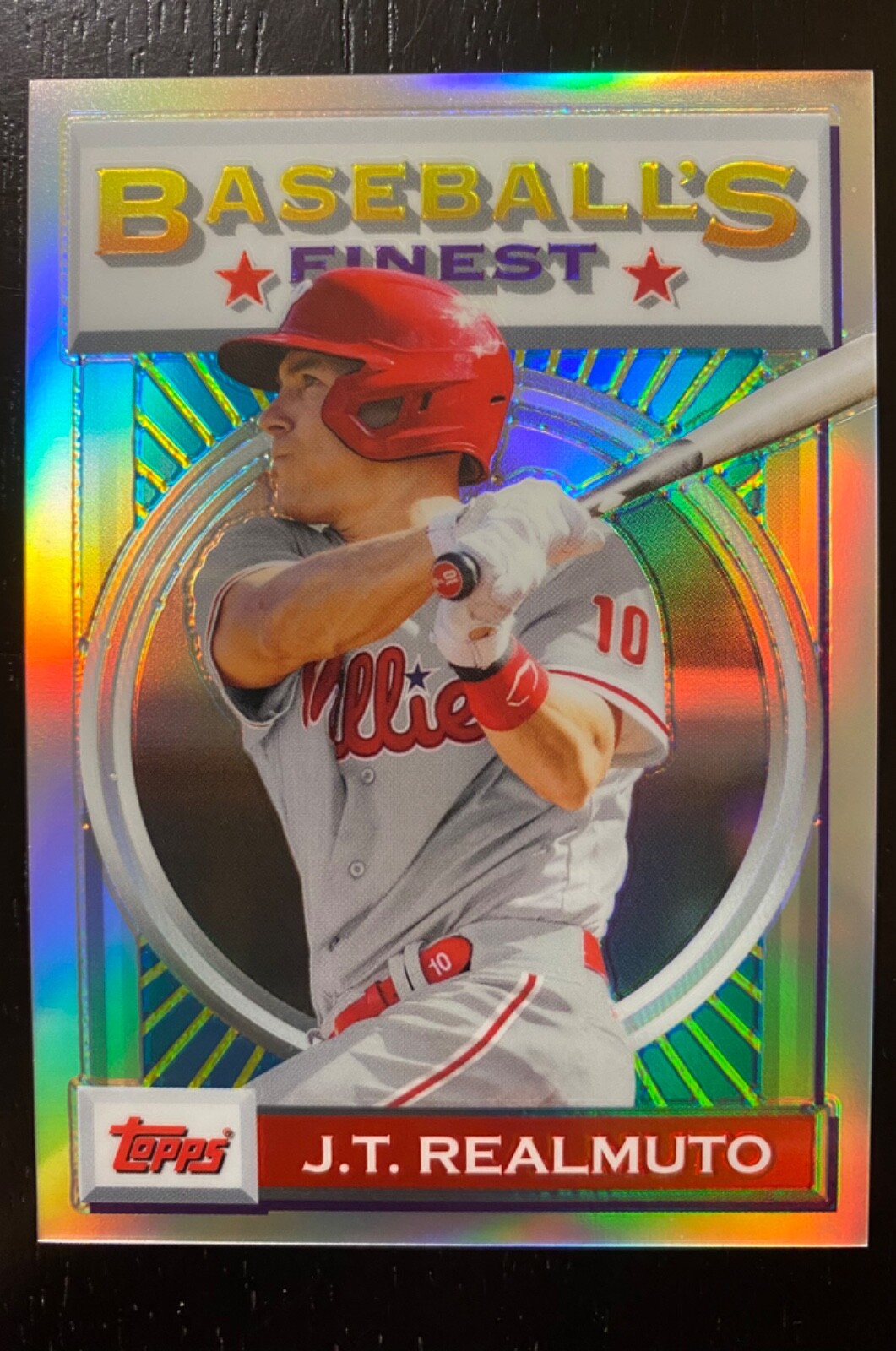 2020 Finest Flashbacks REFRACTOR J.T. Realmuto #193 Phillies /50