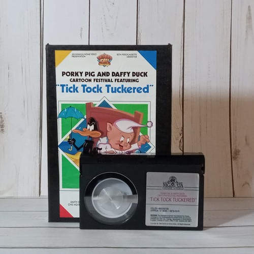 Porky Pig & Daffy Duck Cartoon Festival Betamax Tape - 8 Animated Shorts BETAMAX - Picture 2 of 9