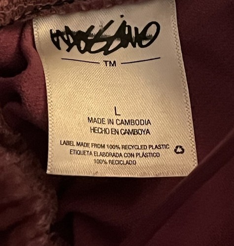 MOSSIMO WOMEN'S TRIANGLE BIKINI TOP PADDED PURPLE Velvet Spaghetti Straps Large - Picture 6 of 9