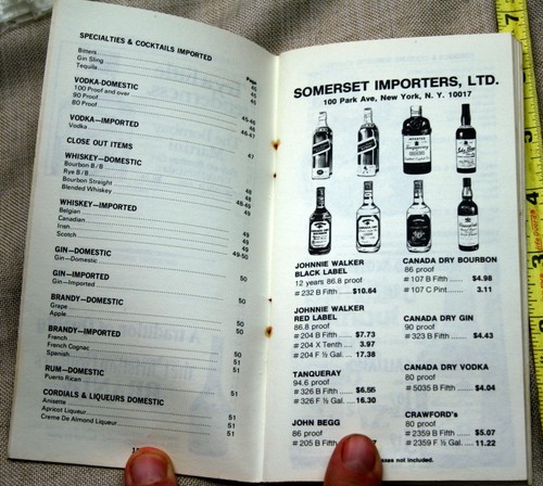 Vintage 1972 Ohio Dep't Likörkontrolle Preisliste Bier Wein Mixer Whisky Wodka - Bild 3 von 4