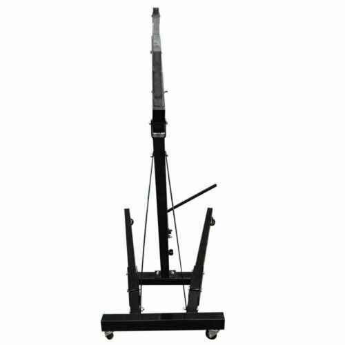 2 Ton Hydraulic Folding Engine Crane Hoist Lift Stand Wheels Easy Move Workshop - Picture 14 of 17