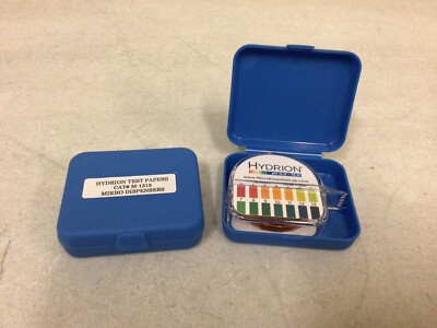 NEW, ( LOT OF 2 ) HYDRION M-1313 TEST PH PAPERS MIKRO DISPENSER PH 0.0 - 13.0
