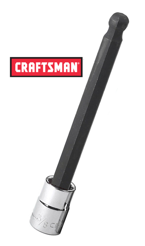 NUOVO Craftsman gambo lungo esagono / punte Alan 1/4 o 3/8 punte unità, spedizione veloce - Foto 8 di 11