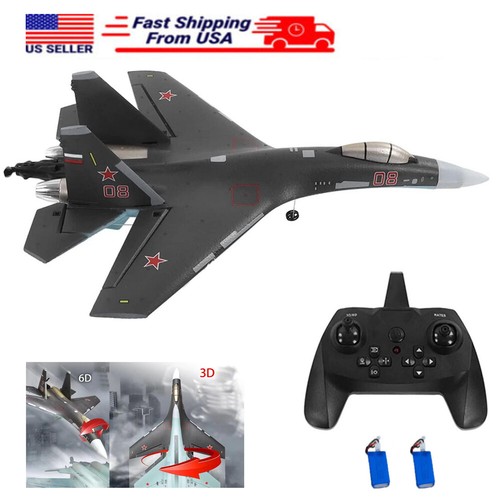 SU-35 2.4G Remote Control Plane Glider Airplane 6D LED EPP Foam RC Plane Upgrade - Picture 2 of 16