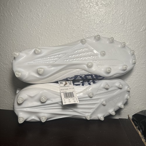 Adidas Adizero Scorch White Royal Blue Football Cleats Size 13.5 HP8753 - Picture 5 of 7