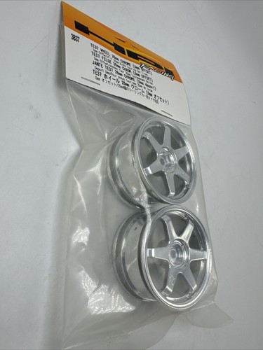 HPI Racing #3837 TE37 Wheel 26mm Chrome 0mm Offset New In Package - Picture 6 of 11