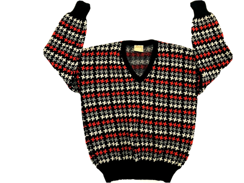Vintage Signature 100% Wool Made In Aus Knitted Jumper Size 16.multi Colour. - Picture 9 of 12