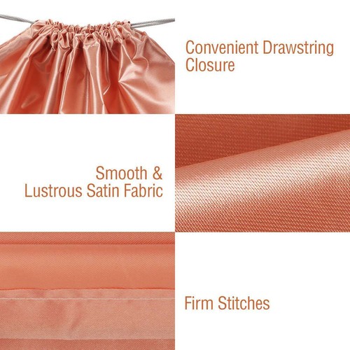 2/4 Piezas Bolsa de Polvo con Cordón Bolsa de Regalo Bolso de Mano Cartera Cubierta de Almacenamiento Bolsa 16" x 20" - Imagen 3 de 14