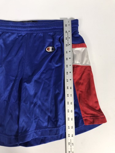 Vintage Champion Basketball Shorts Color Block Size Medium Women's Rare Logo - Picture 7 of 9