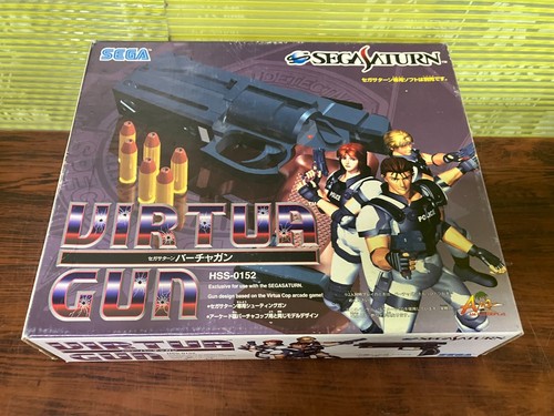 Sega Saturn VIRTUA GUN HSS-0152 Guncon Tested W/ Box from Japan F918MI - Picture 4 of 6