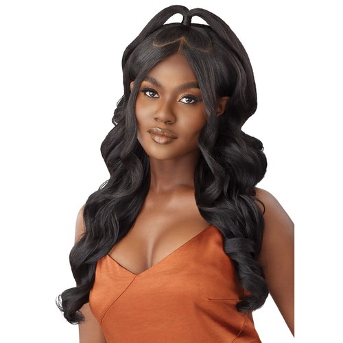 OUTRE HUMAN HAIR BLEND 5X5 LACE CLOSURE WIG - HHB BODY CURL 24" - Picture 104 of 125