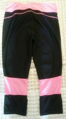 Xersion Size S Fitted Leggings Pink/Blk Tie String in Waist Stretch - Picture 4 of 4