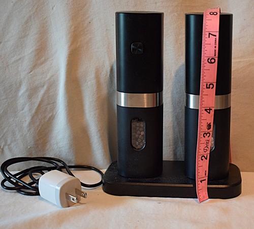 Elektrische Salz und Pfeffermühle Set Automatische Mühle Batteriebetrieben - Bild 1 von 9