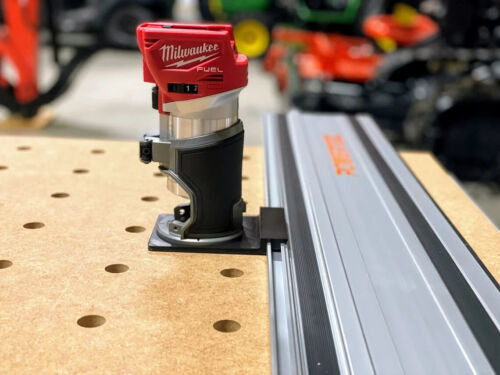 Milwaukee Router Adapter to Powertec Track Saw Guide Rail - M18 2723-20 - Picture 2 of 2