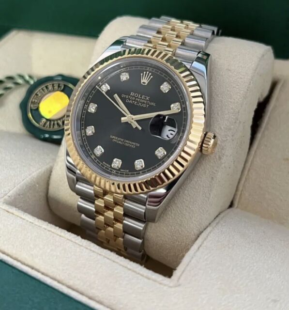 ROLEX Datejust 41 126333 - Black Diamond Dial - Jubilee Bracelet - 2020 ROLEX Datejust 41 126333 - Black Diamond Dial - Jubilee Bracelet - 2020