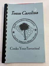 CHARLESTON South Carolina Cookbook VTG Veteran Restaurant menu southern ethnic